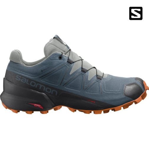 Salomon Speedcross 5 GTX Trailove Bezecke Tenisky Panske Modre | SK 5TVOEC